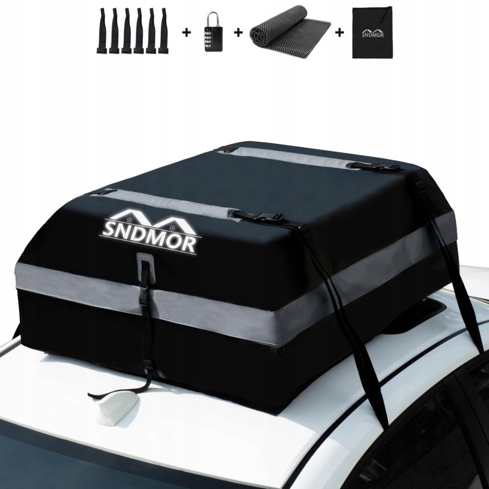 Roof bag SNDMOR SND1008 15m3, waterproof, black