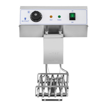 Divvietīgas kameras naftas fryer ar 230V 2x16l krāniem