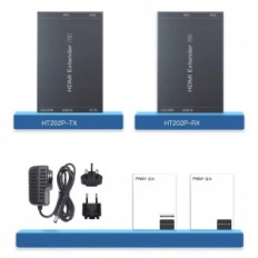 PWAYTEK 1080p @ 60 Hz kiterjesztő vevőkészülék, legfeljebb 50 m, EDID és POC támogatás