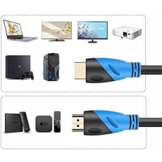 Kabel HDMI Rommisie 4K/60 Hz 0,5 m (HDMI 2.0.18 Gb/s), 30 m