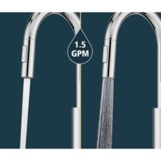 Kjøkkenbatteri Frisk FRKF43CH, 2 Moduser, Polert Chrome