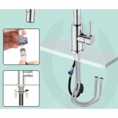 Batteria da cucina Forious FRKF43CH, 2 modalità, cromo lucido