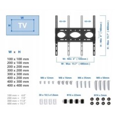 Rfiver Wheel Base pro TV 23-55 '' až 40 kg, VESA 400x400mm