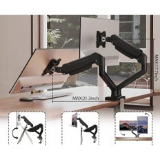 BONTEC GDM7502 Supporto scrivania per monitor 13-32 '', VESA 75x75, 100x100 mm