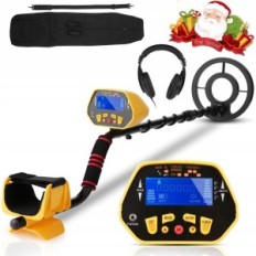 Sailnovo metal detector with headphones, up to 20 cm, display, set
