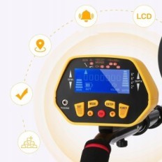 Sailnovo metaaldetector met hoofdtelefoons, tot 20 cm, display, set
