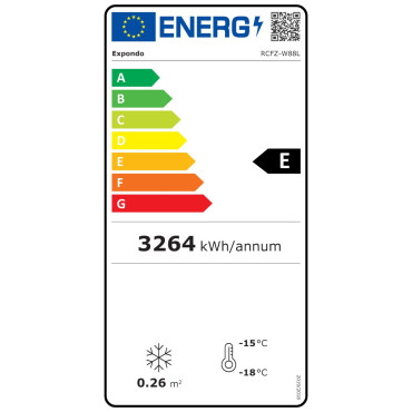 Zabeseljen predalnik z zadrgo na -24Deg C 88L