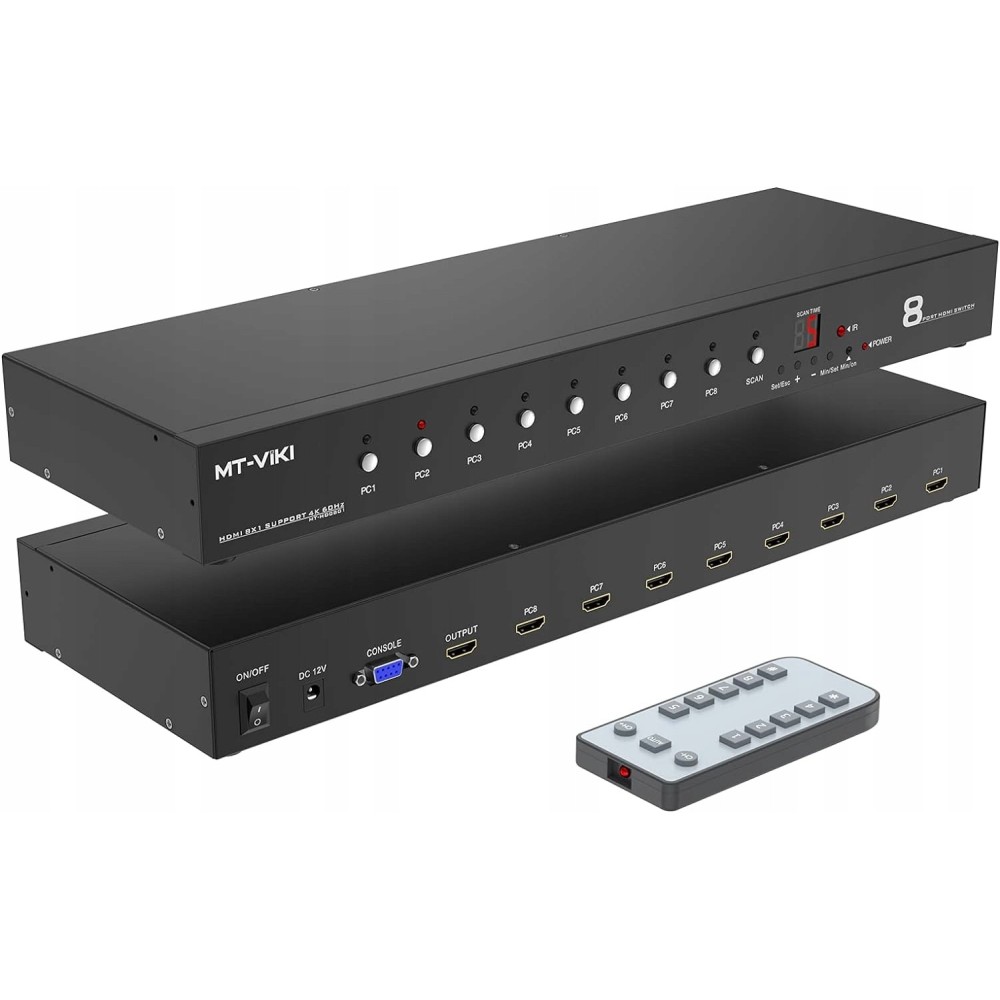 HDMI MT-VIKI, 8 Häfen, 4k bei 60 Hz (4: 4: 4) HDCP2.2