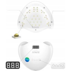 UV-Lampe für Nägel Sunuv Sun 5 Plus, 48 W, Gellack-Label