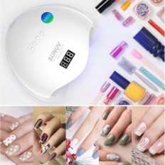 Lámpara UV para uñas Sunuv Sun 5 Plus, 48 W, Etiqueta de barniz de gel