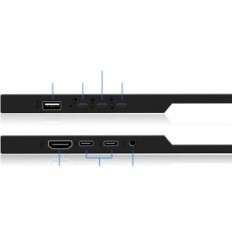 Kaasaskantav interptofy 14 '' '1920x1080p IPS-i ekraani matt Täiendav monitor sülearvuti ja konsooli jaoks