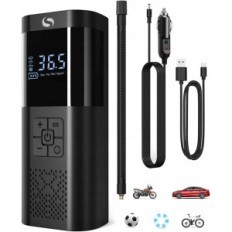 Electric pump for Servomaster SM02 tire with pressure gauge, 150 psi