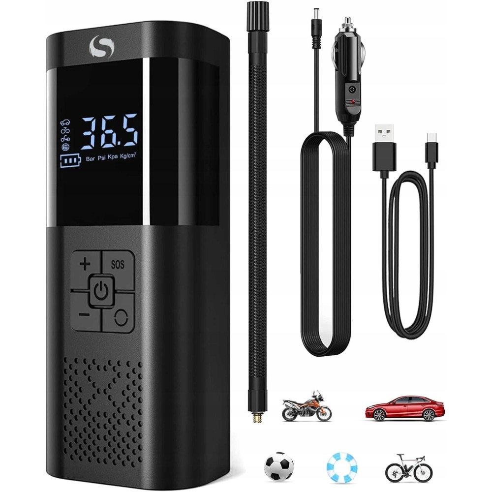 Elektrické čerpadlo pro SERHOMASTER SM02 Pneumatika s tlakoměrem, 150 psi