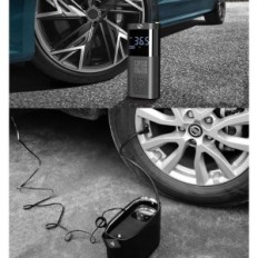 Bomba eléctrica para el neumático SM02 SERVOMASTER con medidor de presión, 150 psi