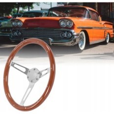 FYDUN 380 mm volante, universale, classico, stile vintage, marrone