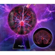 Teefun 20 cm plasma boll, känslig touch och ljud, sfärisk thunderbolt