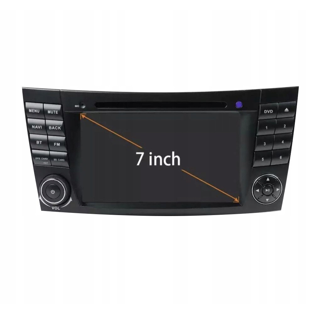 Automobilių radijo DVD su "Android" sistema MERCEDES BENZ E-CLASS W211 CLS W219 klasė