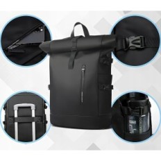 HK 8448 27L Ryggsäck på en 15,6 'bärbar dator med en USB-port för laddning, svart, L