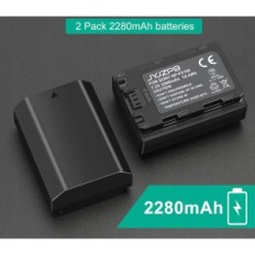 BATTERIA JYJZPB DISCUPARE NP-FZ100, 2280 mAh a Sony + Power Bank, 2 PC.