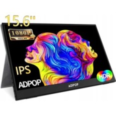 Portable Adpop 15.6 "FHD 1080p IPS, USB-C, HDMI