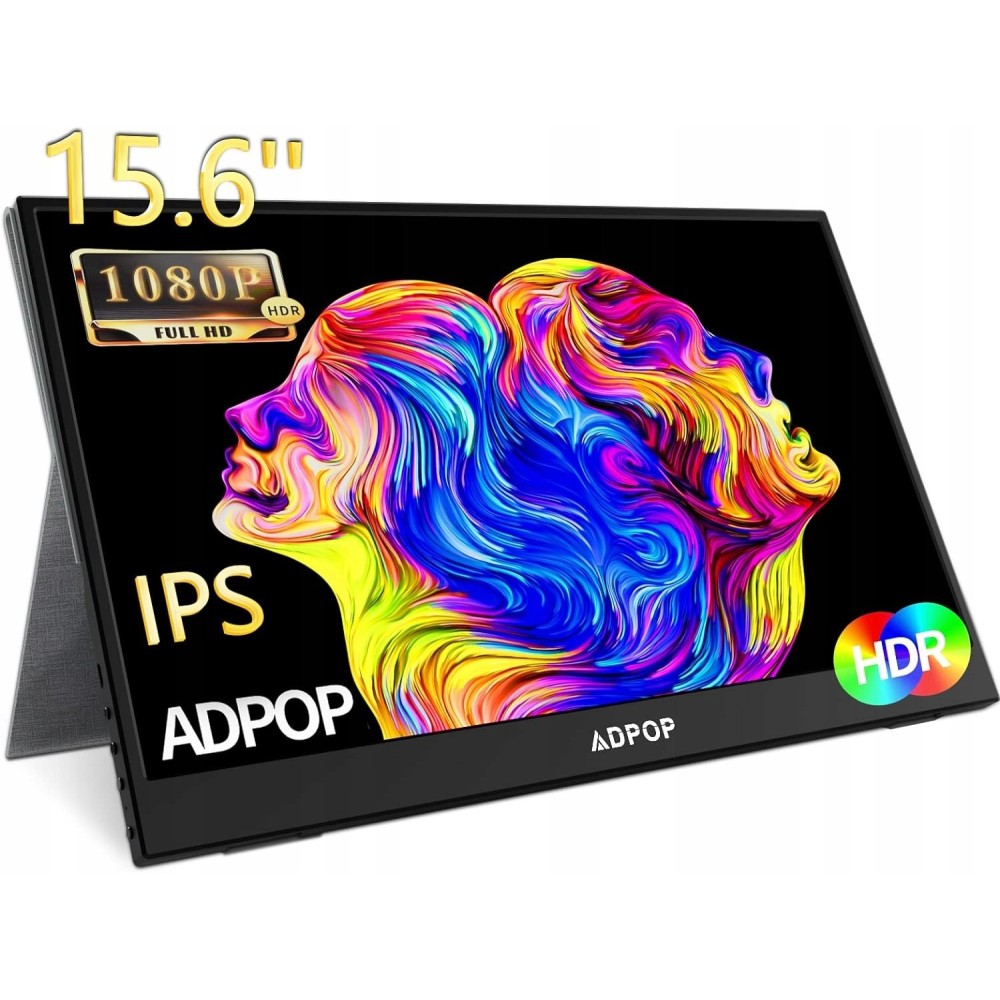 Prenosni ADPOP 15.6 "FHD 1080P IPS, USB-C, HDMI