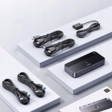 KVM-Ugreen USB 3.0 HDMI-lüliti alates 3XUSB-A + 1xType-C-st