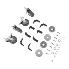 3-plaatide kelner jalutuskäru kuni 150 kg RCSW-6,2 roostevabast terasest