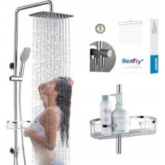Snoty shower set, XXL head with stainless steel 304, chrome
