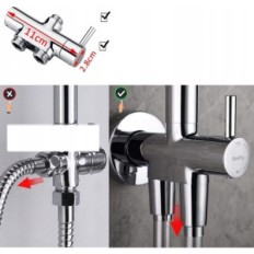 Snoty shower set, XXL head with stainless steel 304, chrome