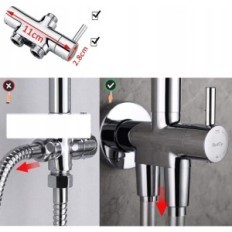 Snoty shower set, XXL head with stainless steel 304, chrome