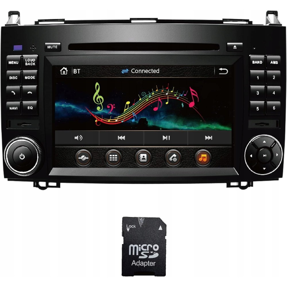 Amazeaudio Winke -autoradio, 2 Din, Benz, 7 '', GPS, HD1080P käytetty