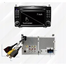 Amazeaudio Winke Car Radio, 2 DIN, för Benz, 7 '', GPS, HD1080p används