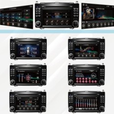 Radio samochodowe Amaseaudio Wince, 2 Din, do Benz, 7'',GPS,HD1080P Używany