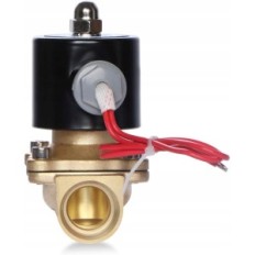 Elektromagnetinis vožtuvas U.S. Solid 3/4 "220V, vitonio tarpiklis, žalvaris