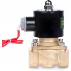 Elektromagnetische klep U.S. Solid 3/4 "220V, Vitonium Pakking, Messing