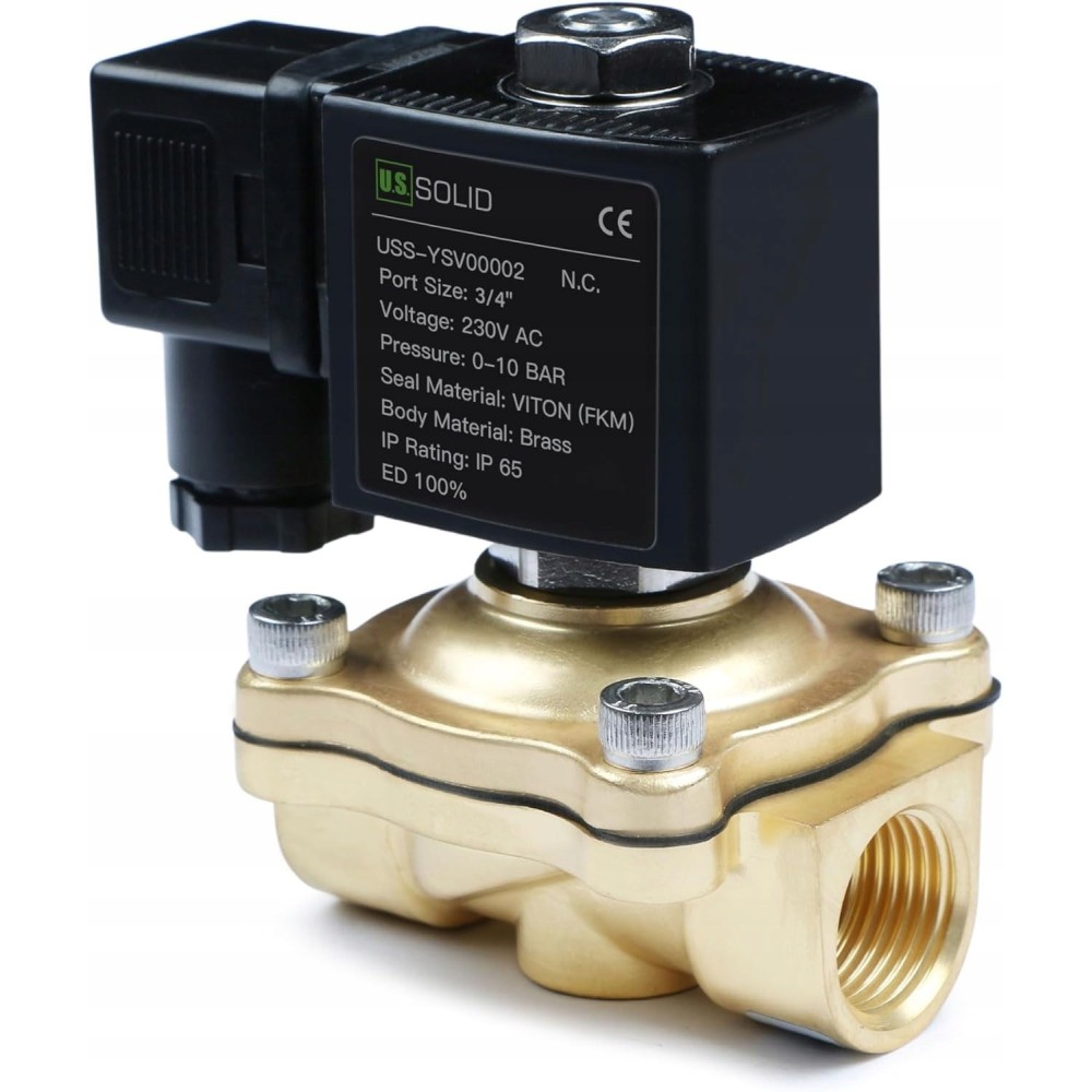 Elektromagnetni ventil U.S. Trdna 1/2 "230 V, zaprta, NC 0-10 bar