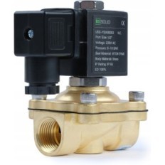 Válvula electromagnética U.S. Sólido 1/2 "230 V, cerrado, NC 0-10 Bar