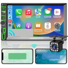 WSRADIOKITS 2 CARPLAY 2 DIN, 7 'Full HD Bluetooth