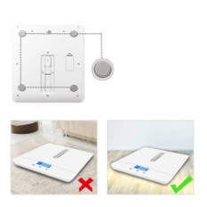 Ψηφιακό βάρος MODPET-MED OTT-PS0003 έως 100 κιλά για ζώα / παιδιά, λευκό