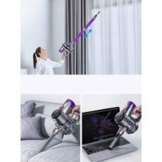 Wireless VC10 vacuum cleaner, Touch screen, 4 nozzles, purple defect