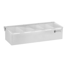 Barmainový kontejner pro nápoje pro nápoje + 5 kazet plastových kontejnerů