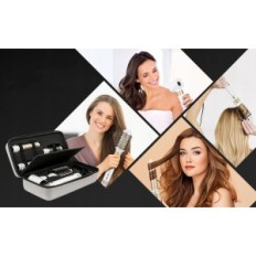 Hårtork och Stylizator Webeauty 5 i 1, 1400W, 5 tips, vit