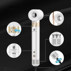 Sèche-cheveux et stylisateur Webeauty 5 en 1, 1400W, 5 conseils, blanc