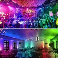 External RGB 100 W Exterior REPROX W, 16 colors, 4 modes, IP66, 2 pcs