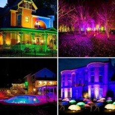 External RGB 100 W Exterior REPROX W, 16 colors, 4 modes, IP66, 2 pcs