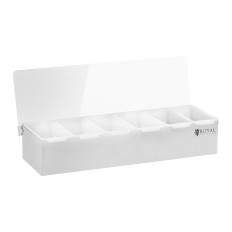 CONTAINER BARMANIES FOR SPICES. Extras for drinks + 6 cartridges. Plastic containers