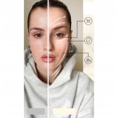 Rosental EMS GUA SHA Face Massager for enhver type hud, avgasset LED-terapi