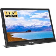Prenosný Prechen Monitor 11.6 "1366x768 HDMI USB-C s reproduktormi a základňou