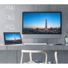 Přenosný průrechen monitor 11.6 "1366x768 HDMI USB-C s reproduktory a základnou