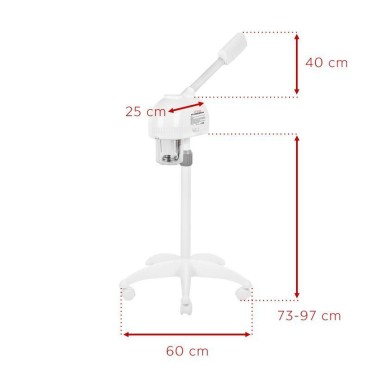 GIOVANNI Wapozon d-008 Vaporizzatore Viso con Supporto Regolabile